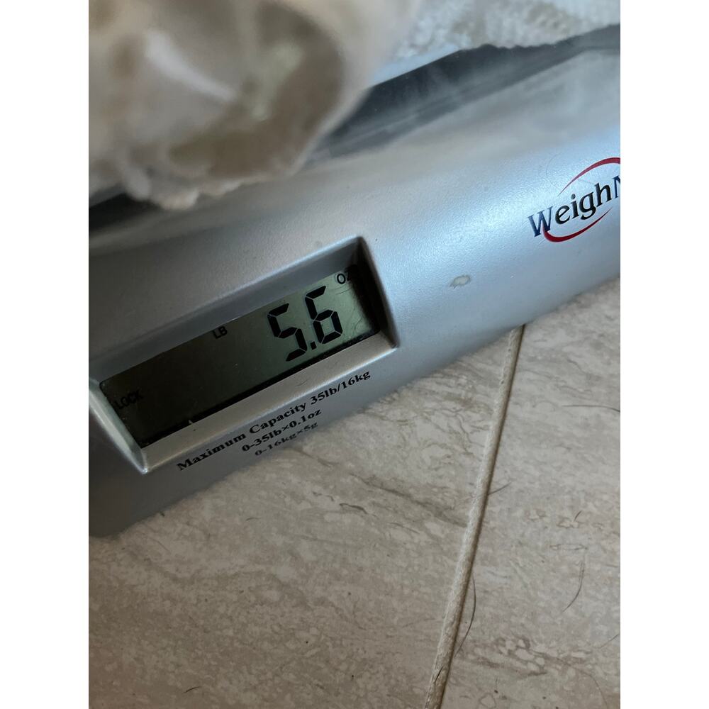 Soma Coverup Mini Dress Medium Crochet Open Knit Sheer Long Sleeve White Beach - Picture 13 of 14